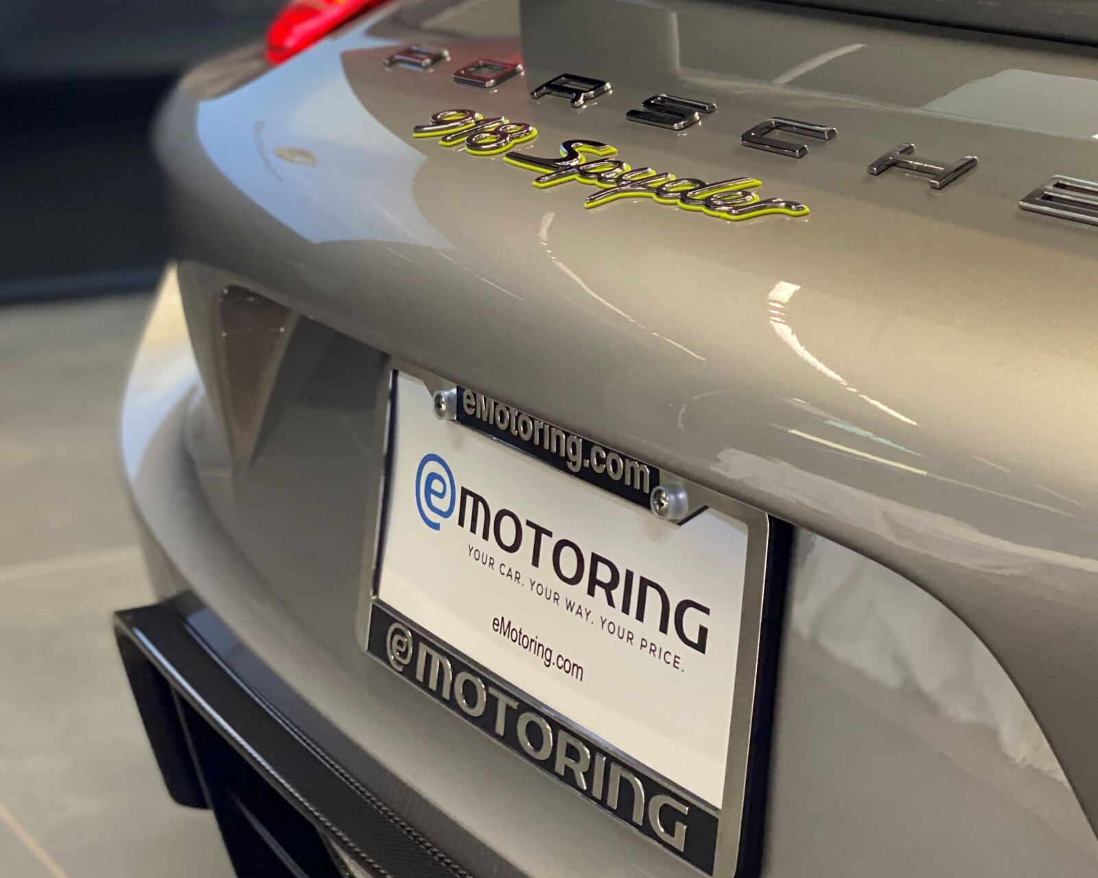 Porsche 918 Spyder sourced and delivered by eMotoring